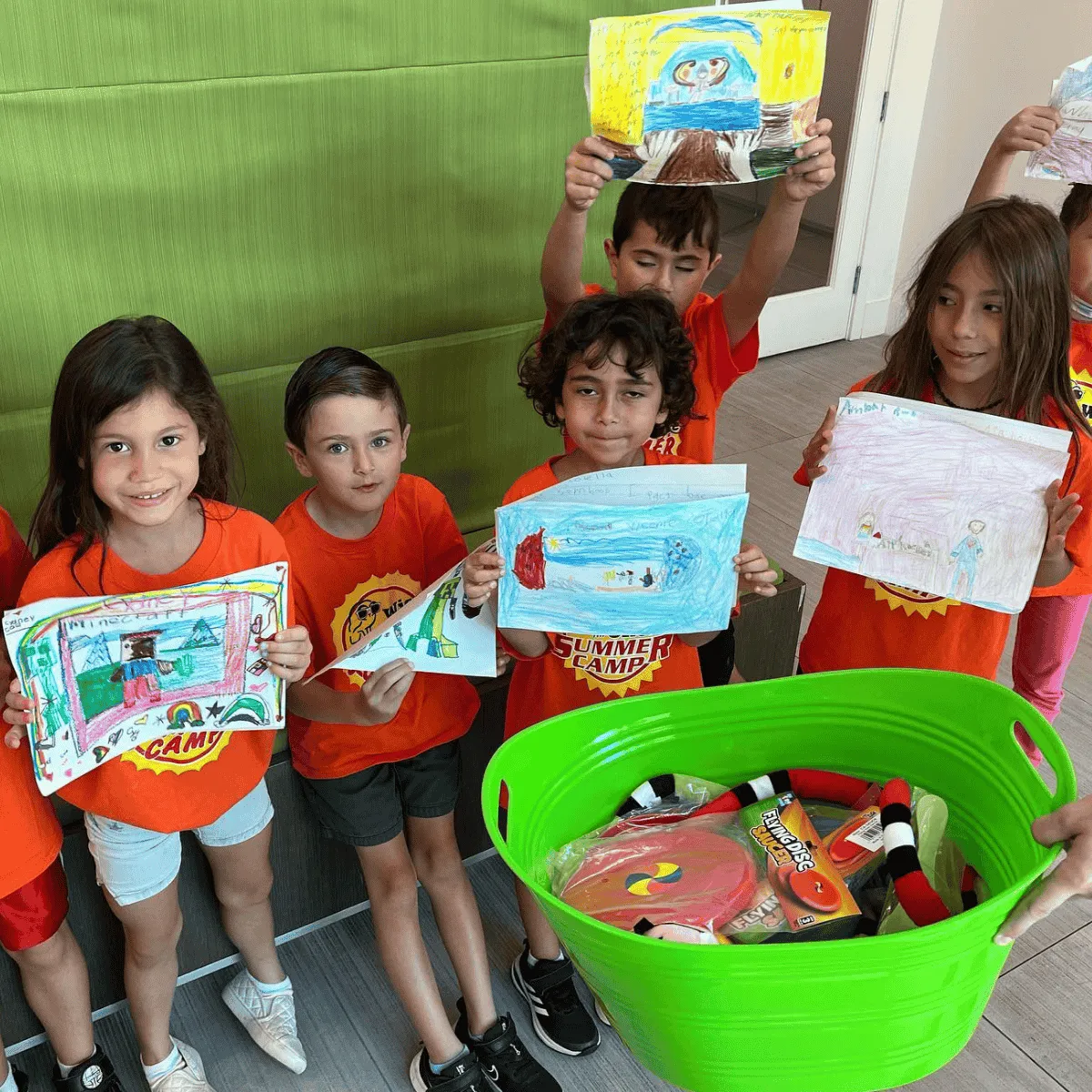 Children enjoying summer camp activities at BridgePrep Academy in West Kendall